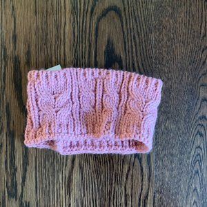Pink Nordstrom winter headband